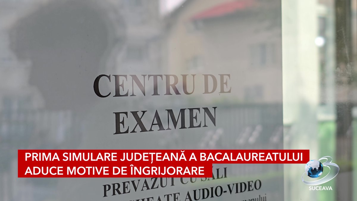 Prima simulare județeană a Bacalaureatului aduce motive de îngrijorare