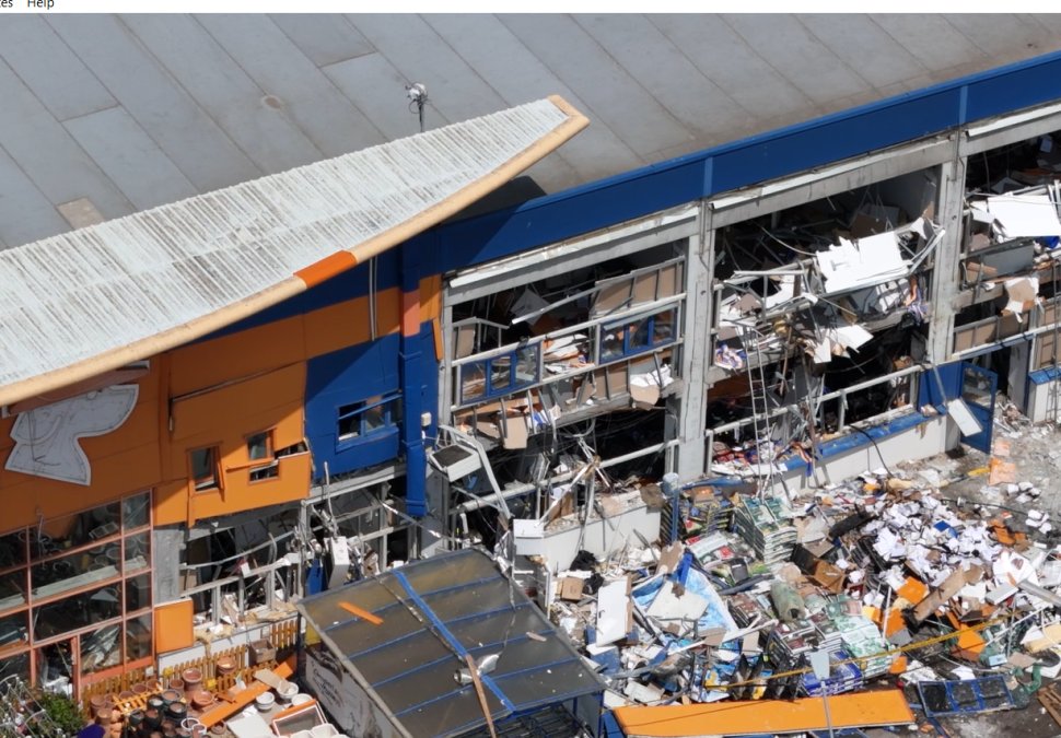 Momentul exploziei din Botoșani a fost surprins de camerele de supraveghere 492