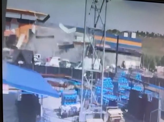 Momentul exploziei din Botoșani a fost surprins de camerele de supraveghere 495