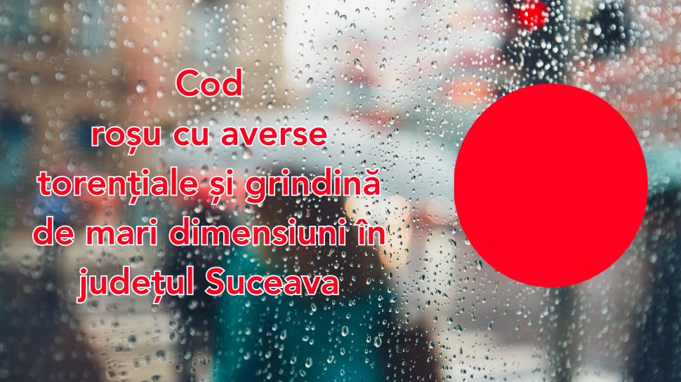 Cod Roșu meteo în Județul Suceava