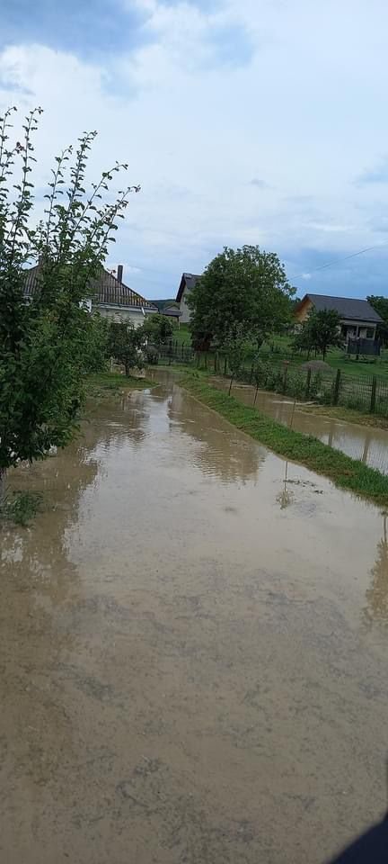 Inundații în urma furtunii, la Basarabi 605