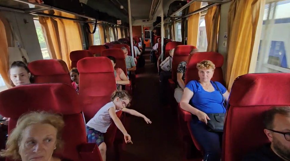  Călătoriile cu trenul pot fi extrem de neplăcute în această perioadă din cauza căldurii 828