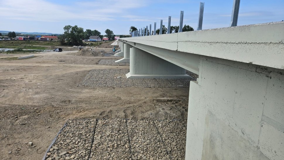 Lucrările la podul de la Milișăuți se apropie de final 1061