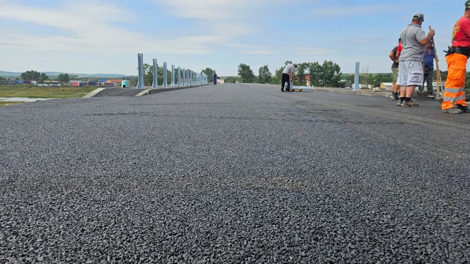 Lucrările la podul de la Milișăuți se apropie de final 1067