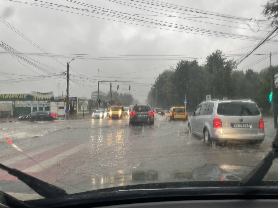 Codul portocaliu a făcut ravagii în municipiul Suceava 1158