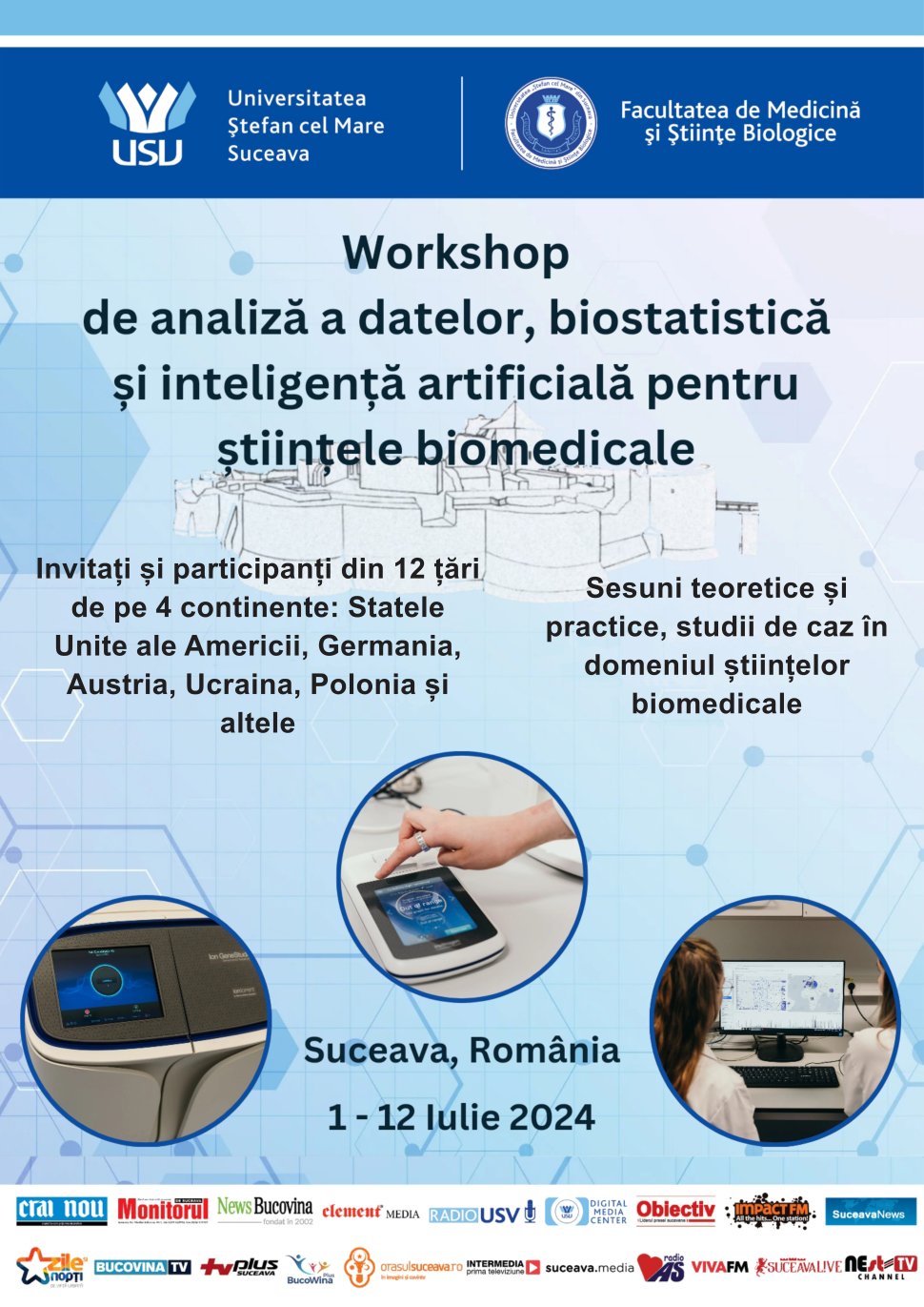 Activități de formare și cercetare în domeniul biomedical, la USV Suceava