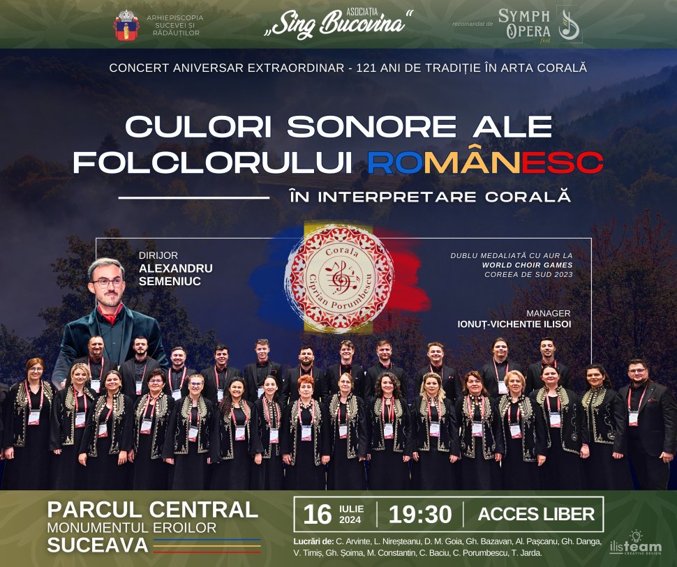 Culori sonore ale folclorului românesc, la Suceava