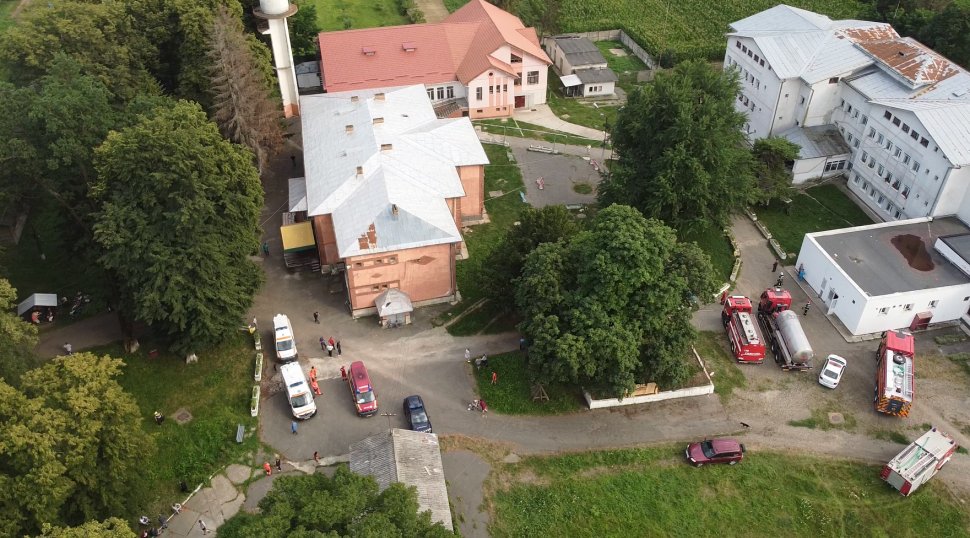 Incendiu la Centrul de Recuperare și Reabilitare Neuropsihiatrică din Sasca Mică 1386