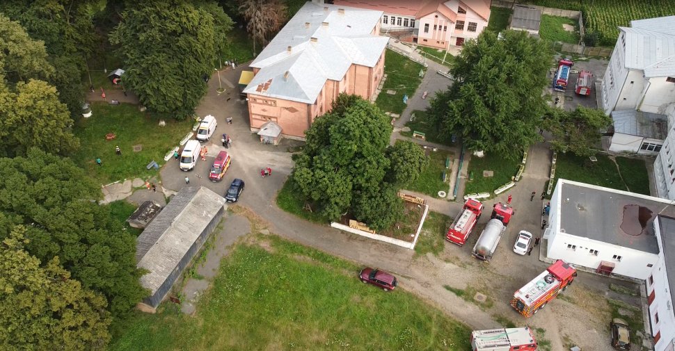 Incendiu la Centrul de Recuperare și Reabilitare Neuropsihiatrică din Sasca Mică 1389