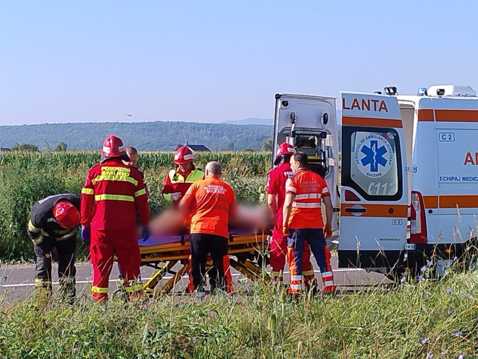 Un autoturism s-a răsturnat în comuna Baia 1415