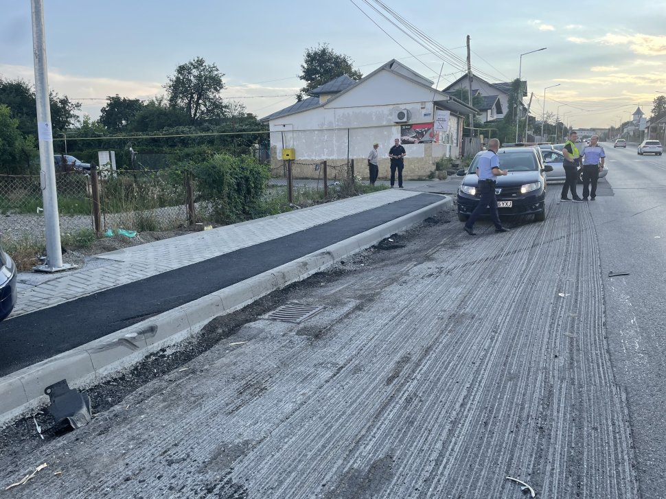 Accident rutier între un autoturism și un microbuz, la Fălticeni 1448