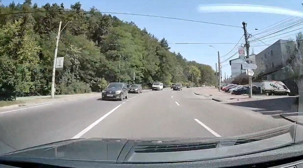 Urmarire în trafic, în Suceava