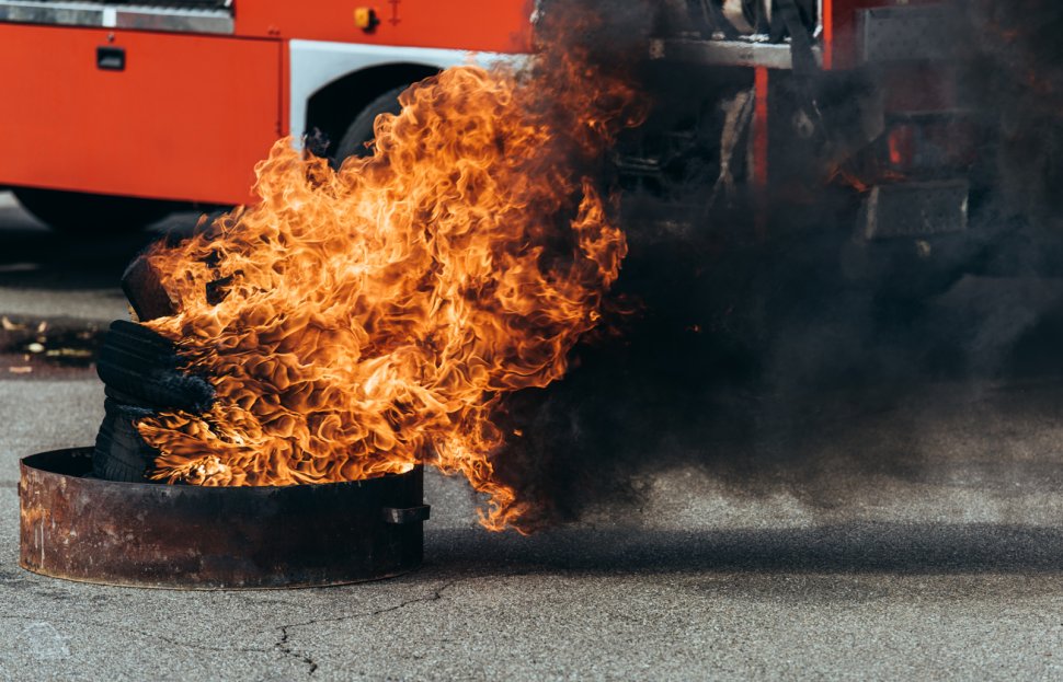 Incendiu cauzat de un scuter electric 