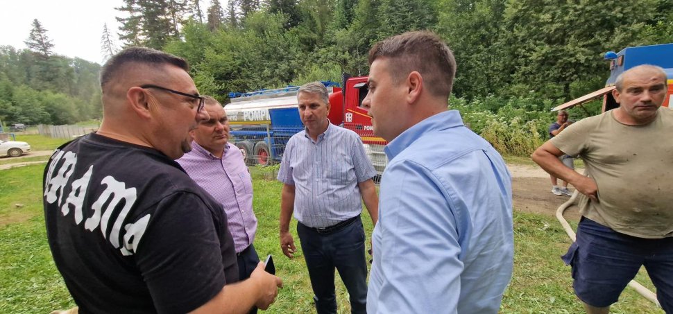 Gheorghe Șoldan caută soluții temporare pentru apa la robinetele din Solca 1516