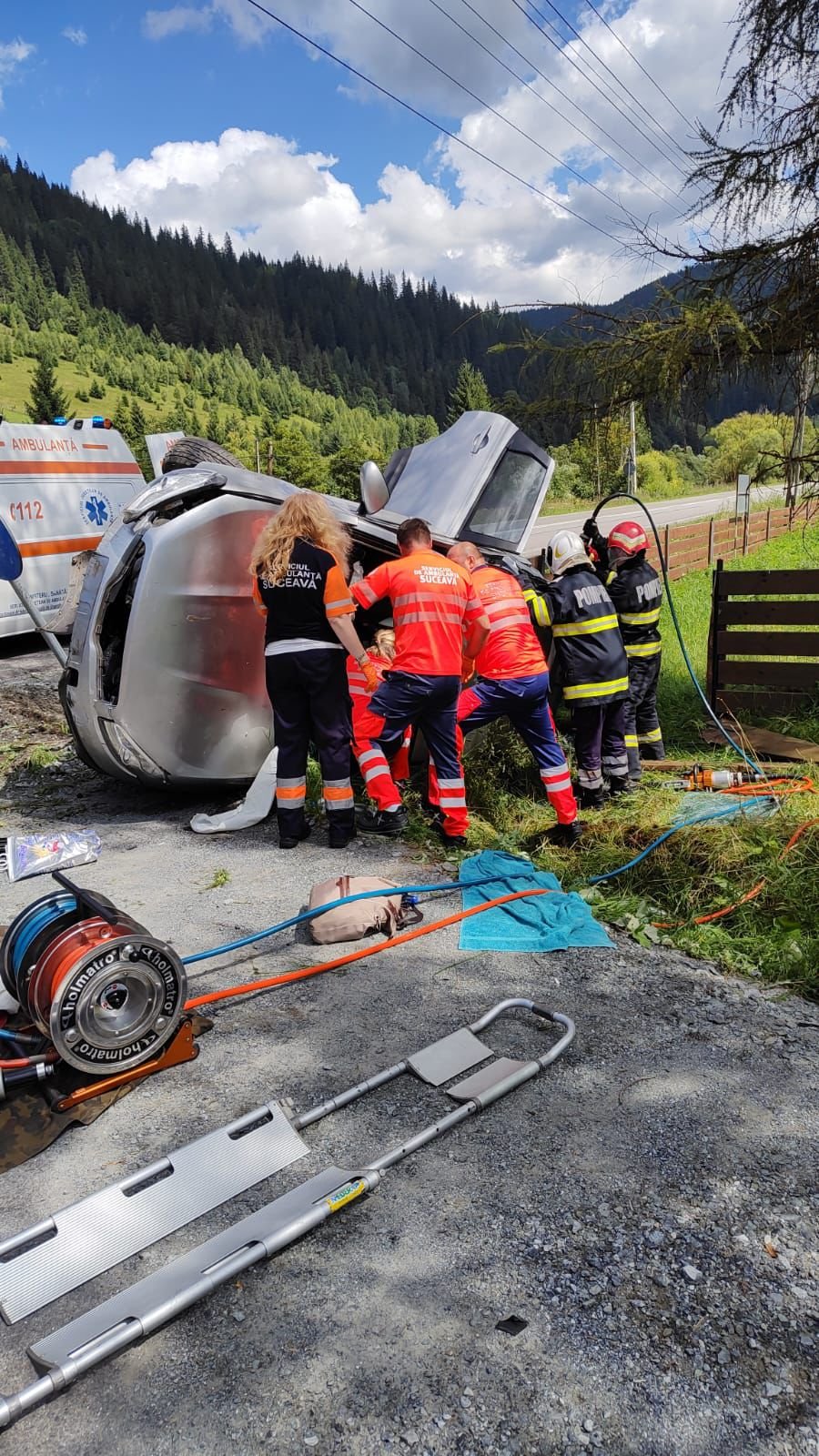 Accident rutier cu două victime pe raza localității Ciocănești 1715