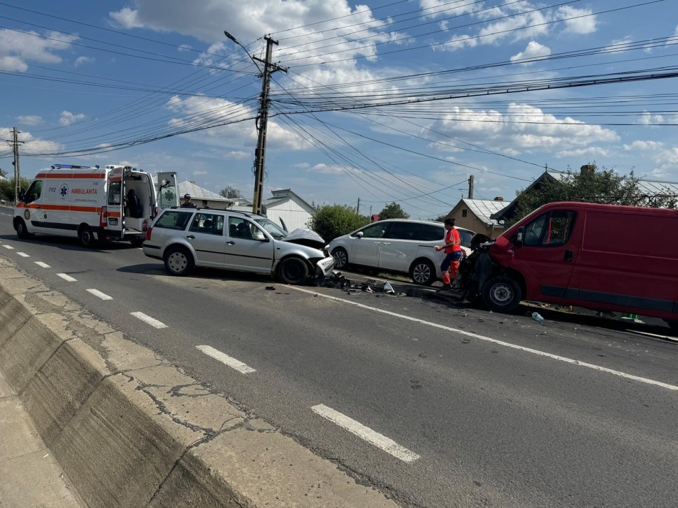 Accident rutier în orașul Salcea 