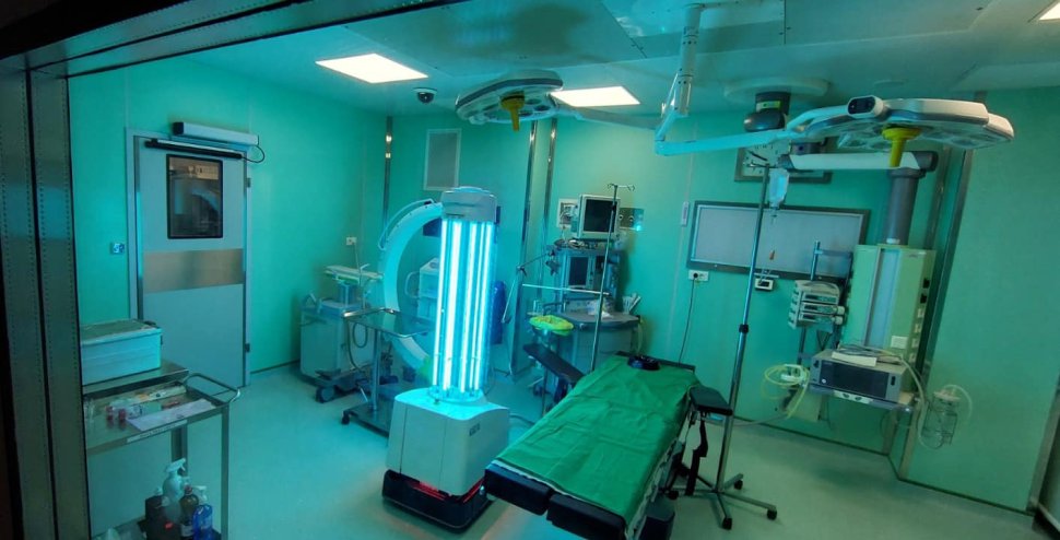 Roboți autonomi pentru dezinfecție de nivel înalt, la Spitalul din Fălticeni 1881