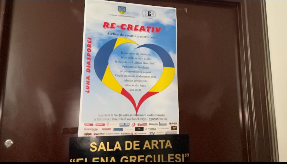 Atelierul „Re-creativ” are loc în fiecare miercuri a lunii august, la Biblioteca Bucovinei 1898