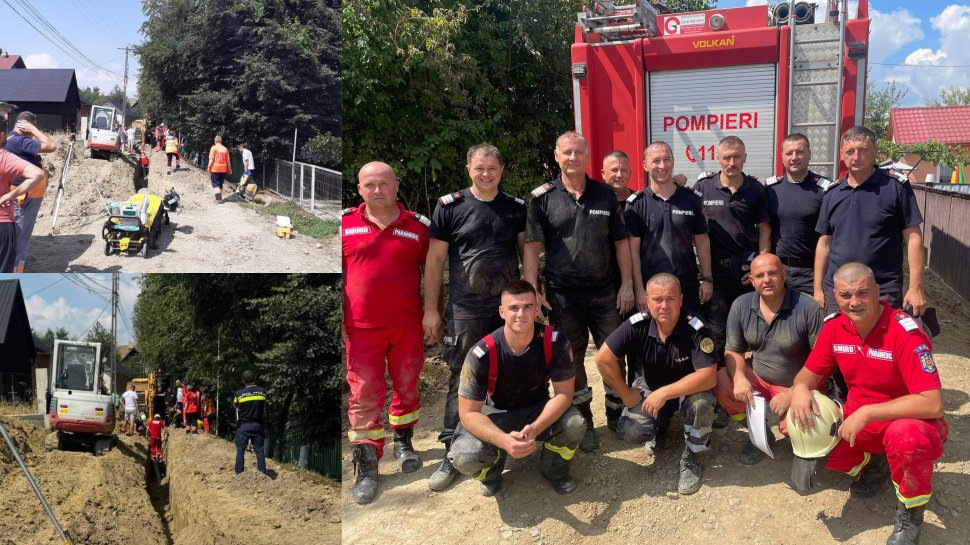 Un bărbat a fost salvat de sub un mal de pământ după mai bine de trei ore de intervenție a pompierilor 1971