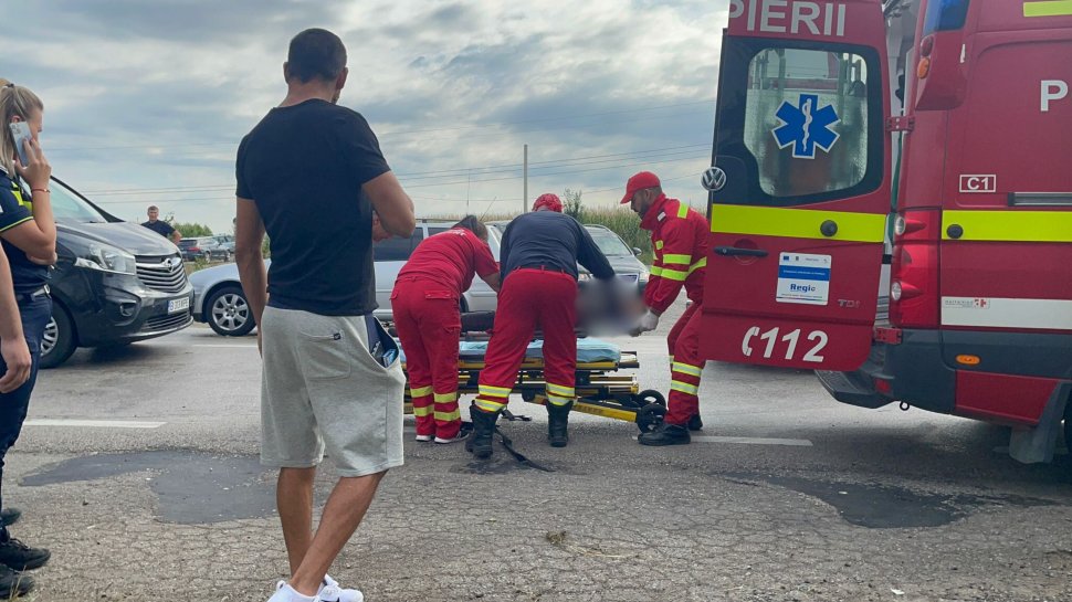 Accident rutier cu un motociclist implicat, la Cumpărătura 2000