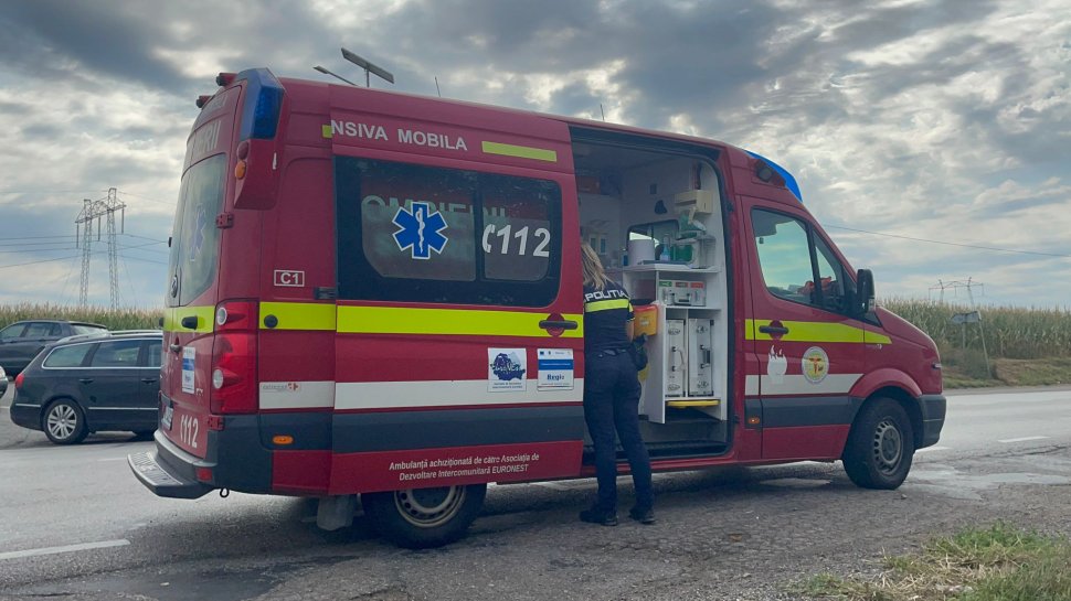 Accident rutier cu un motociclist implicat, la Cumpărătura 2004
