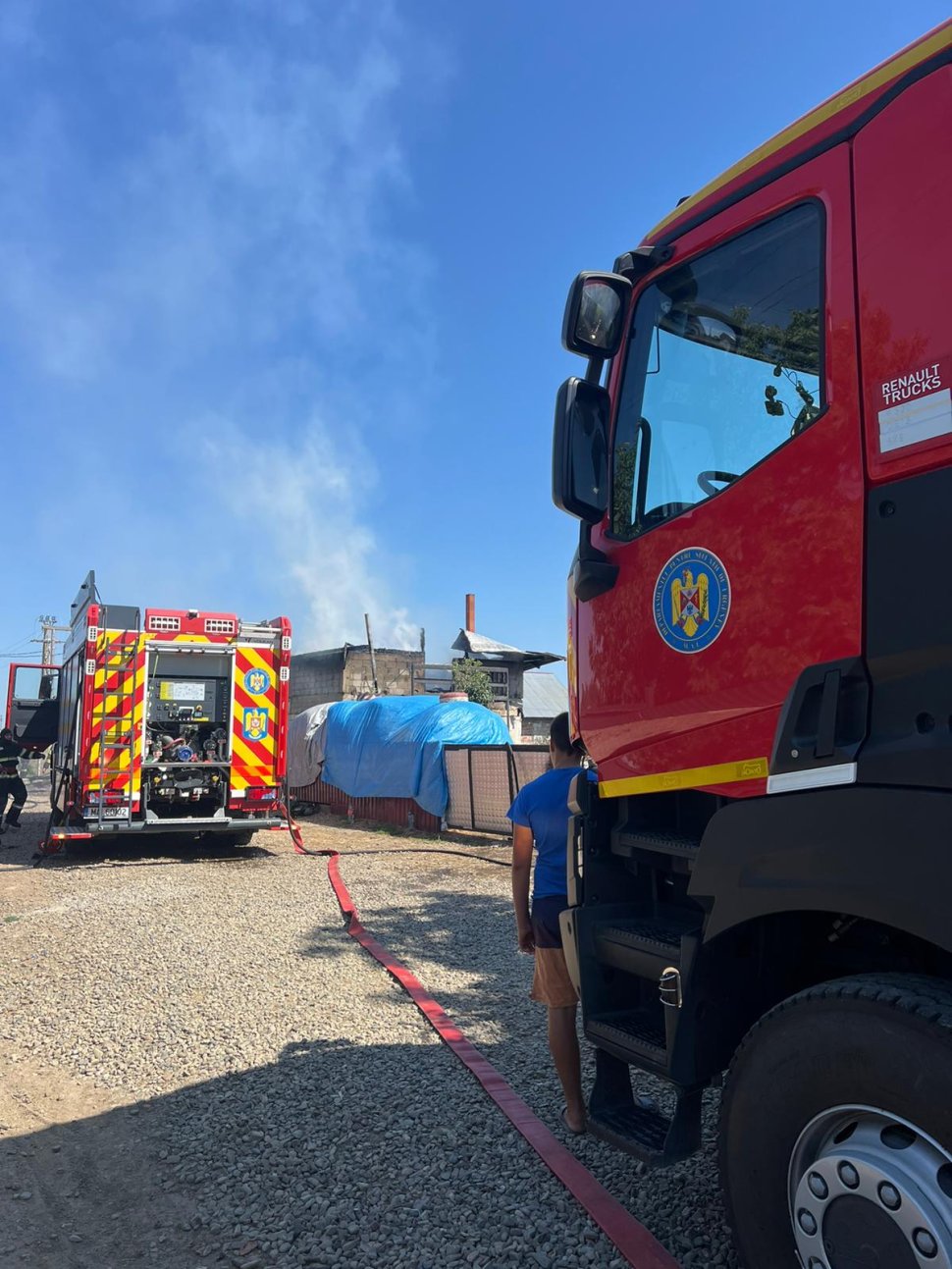 Incendiu de proporții la o locuință din Stamate  2091