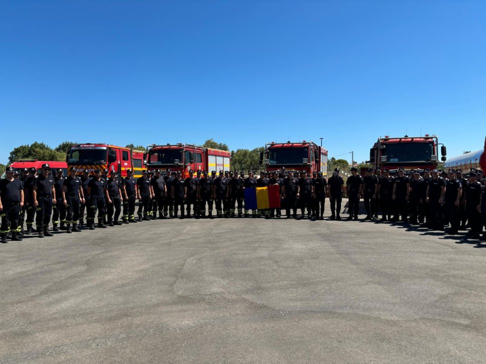 Pompierii români au ajuns în regiunea Attica 2081