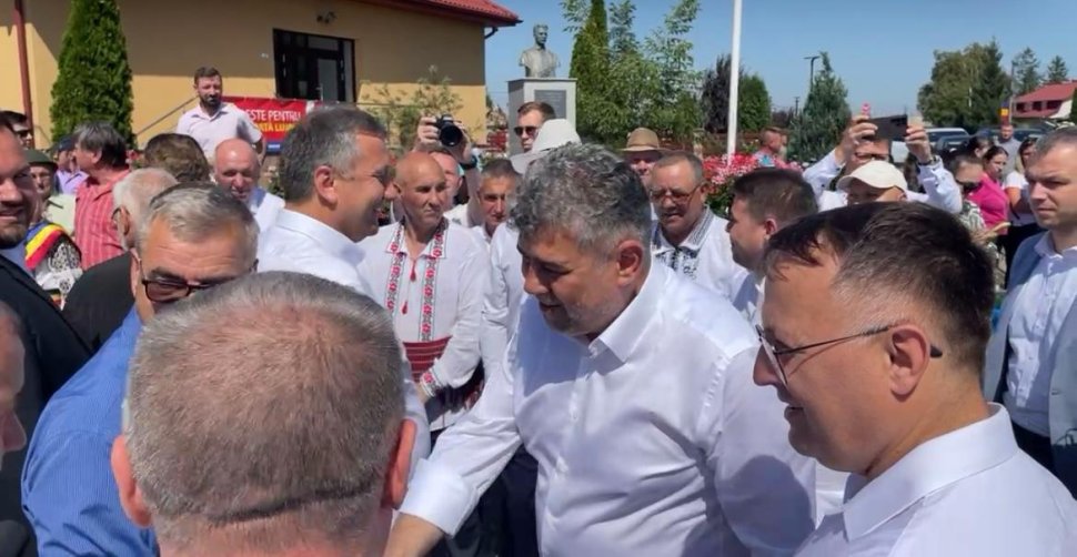 „Baia file de istorie”: Marcel Ciolacu, la Ziua Comunei Baia, anunță autostrada până la Suceava pentru Moldova 2155