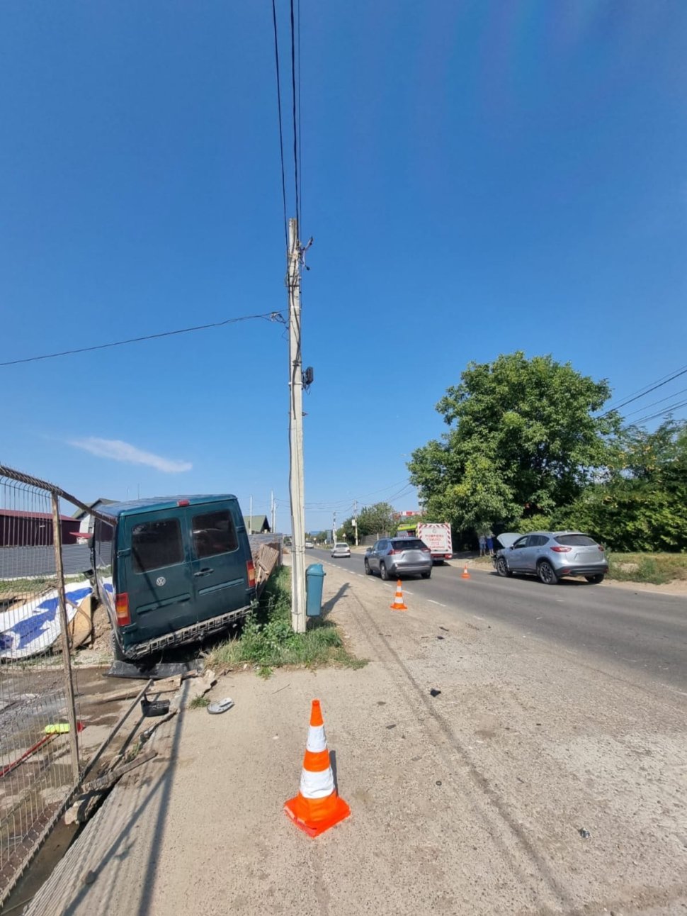 Mamă și copil, implicați într-un accident rutier la Șcheia 2176