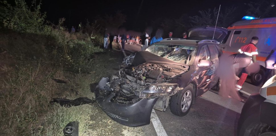 Doi minori și un adult au ajuns la spital în urma unui accident la Călugăreni  2338