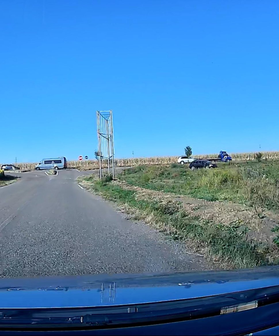 Alcoolemie record a șoferului care a ajuns cu mașina în câmp la Fântâna Mare 2478