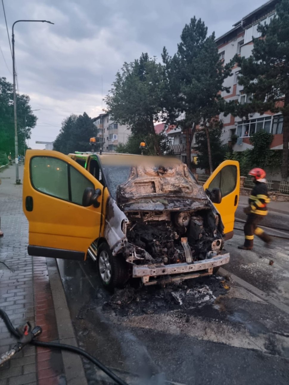 Momente de panică pe Calea Bucovinei, în municipiul Rădăuți 2488