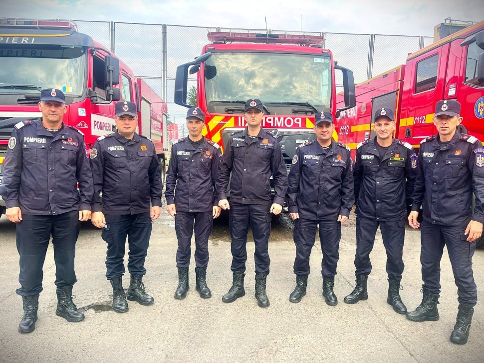 Șapte pompieri suceveni s-au alăturat misiunii din Grecia 2556