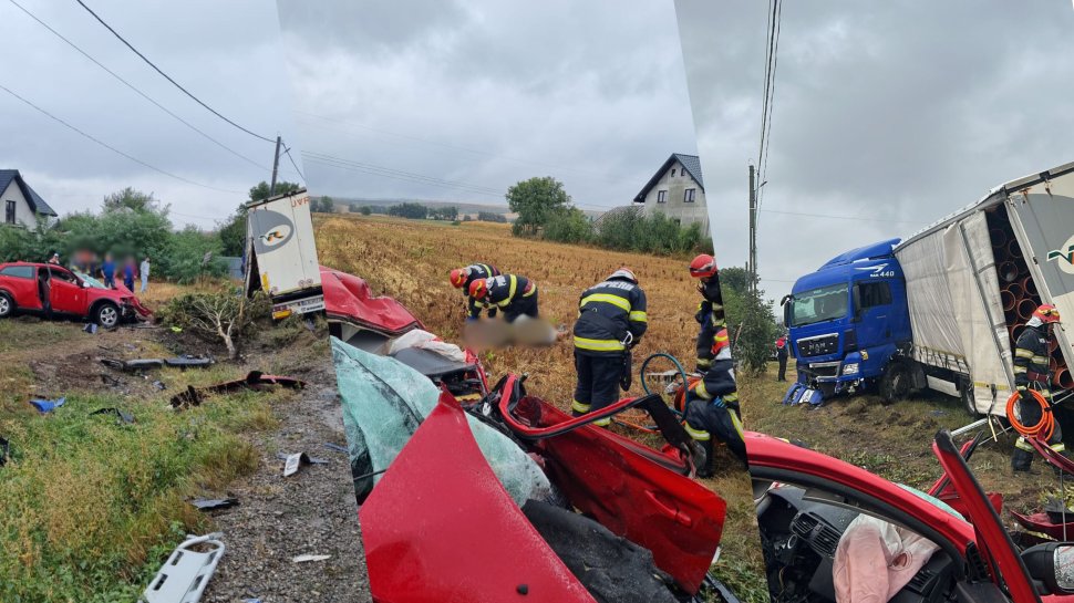 O persoană decedată și trei răniți într-un carambol pe E85, în localitatea Vadu Moldovei 2834