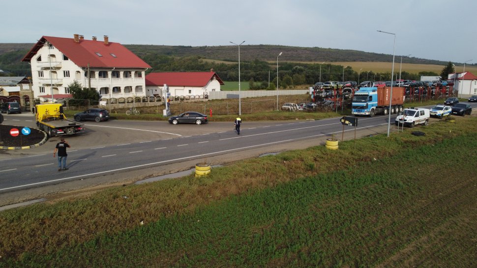 Clipe de panică pentru mai mulți oameni la Pătrăuți, în urma unui accident rutier 3009