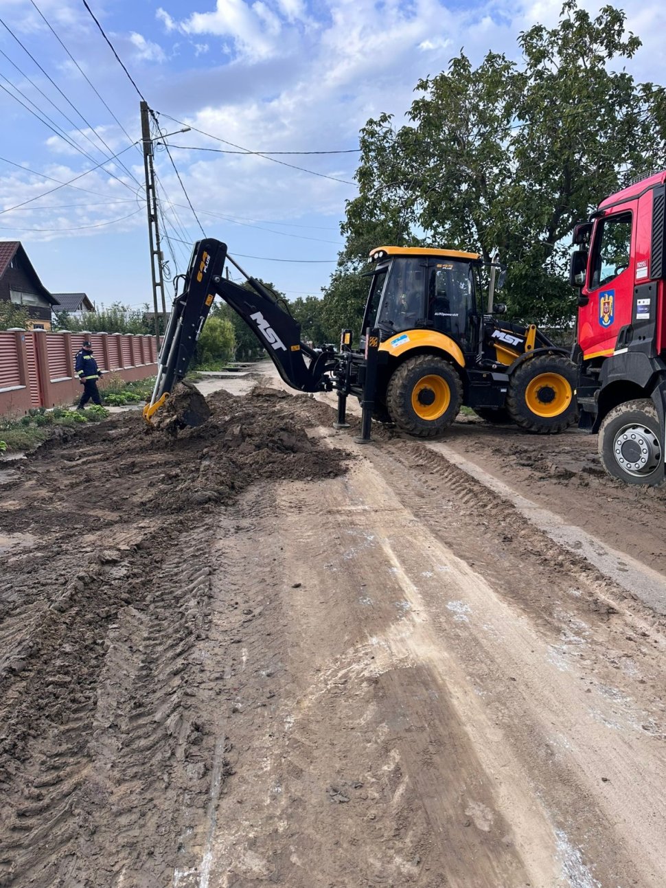 ISU Suceava, alături de sinistrații din Galați 2985