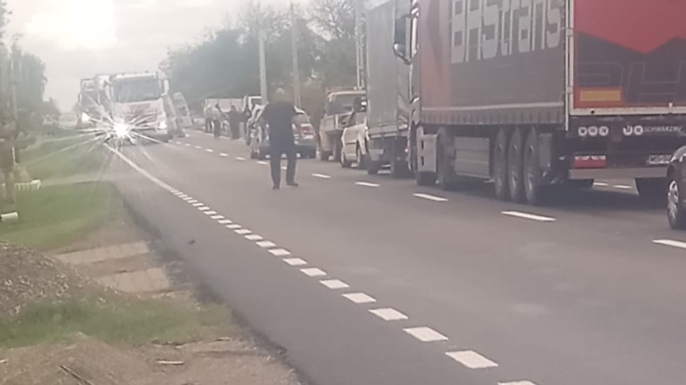 Biciclistul accidentat ieri la Boroaia este în stare gravă la spital 3692