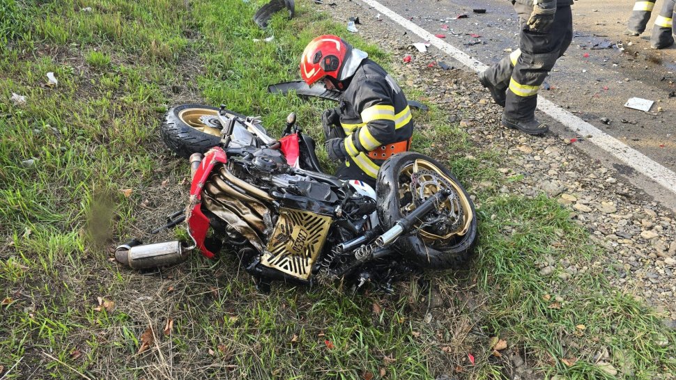 Accidente rutiere în lanț sâmbătă; două victime în urma unui nou accident rutier, în Horodnic de Jos 3801