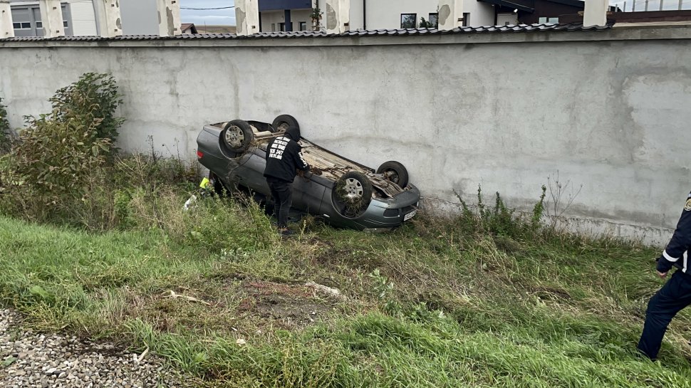 Trei persoane au scăpat ca prin minune, în urma unui accident la Cumpărătura 3792