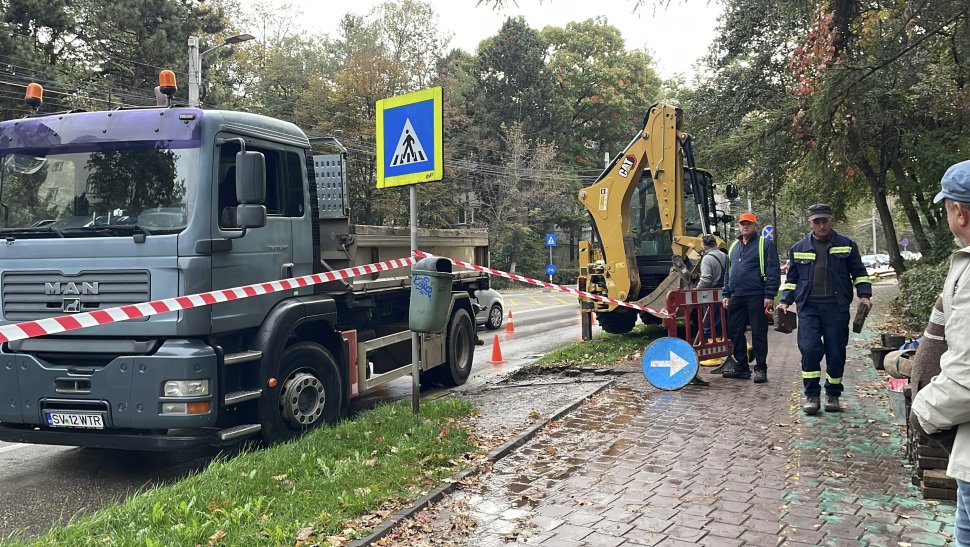 O nouă avarie ACET pe Bulevardul George Enescu 3883