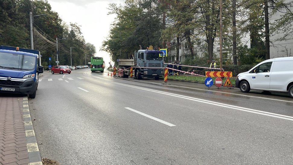 O nouă avarie ACET pe Bulevardul George Enescu 3887