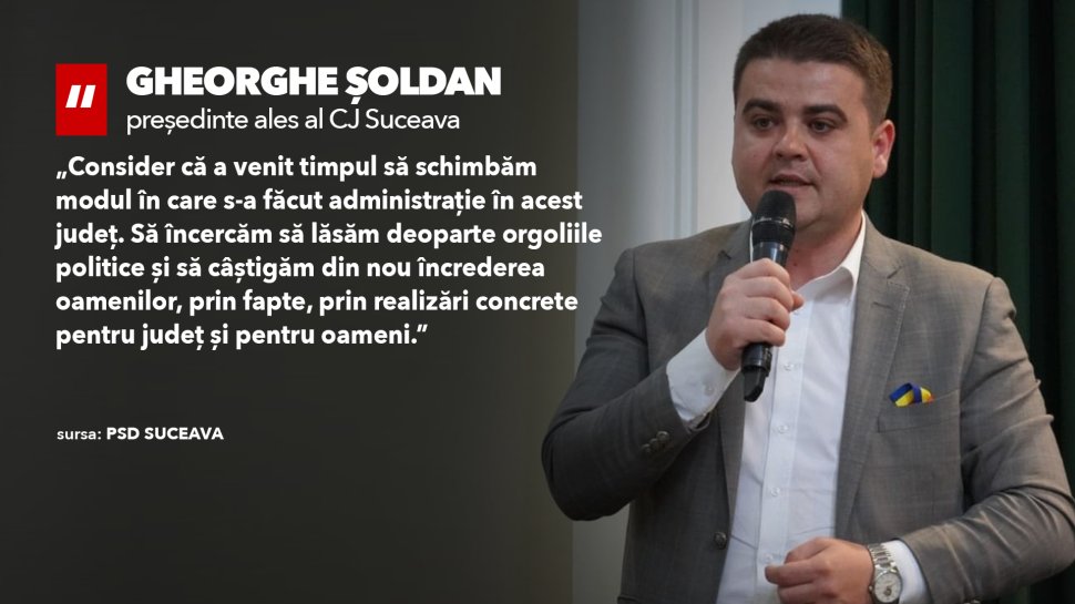 Șoldan: „Este timpul să punem faptele înaintea orgoliilor politice”