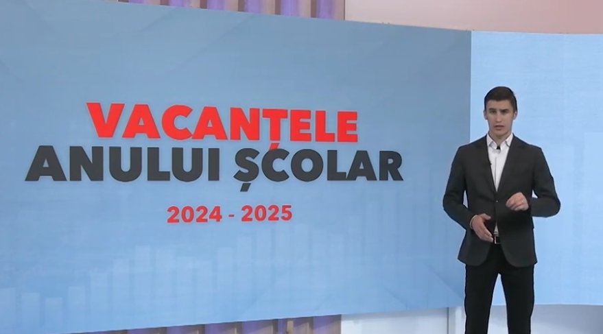 Care sunt perioadele de vacanță ale anului școlar 2024 - 2025?