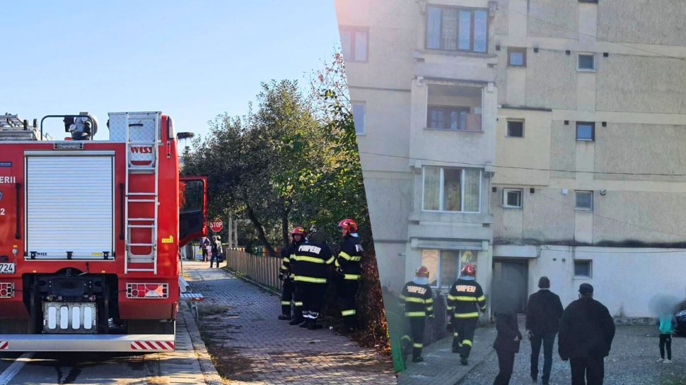 Explozie într-un apartament din satul Molid: Cele două victime au scăpat fără răni grave