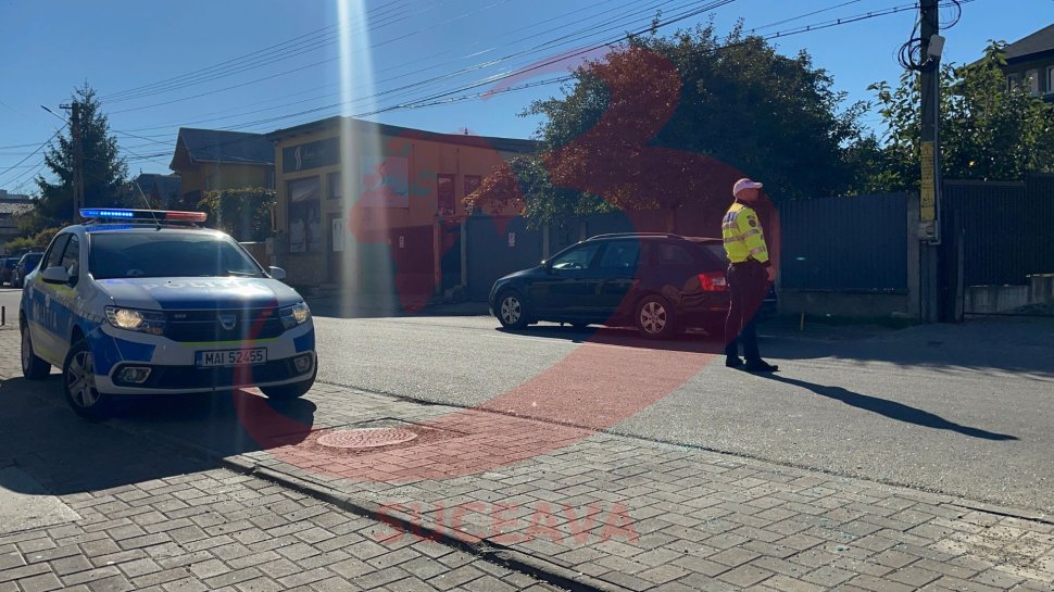 Tamponare spectaculoasă produsă între trei autoturisme, în Obcini 4133