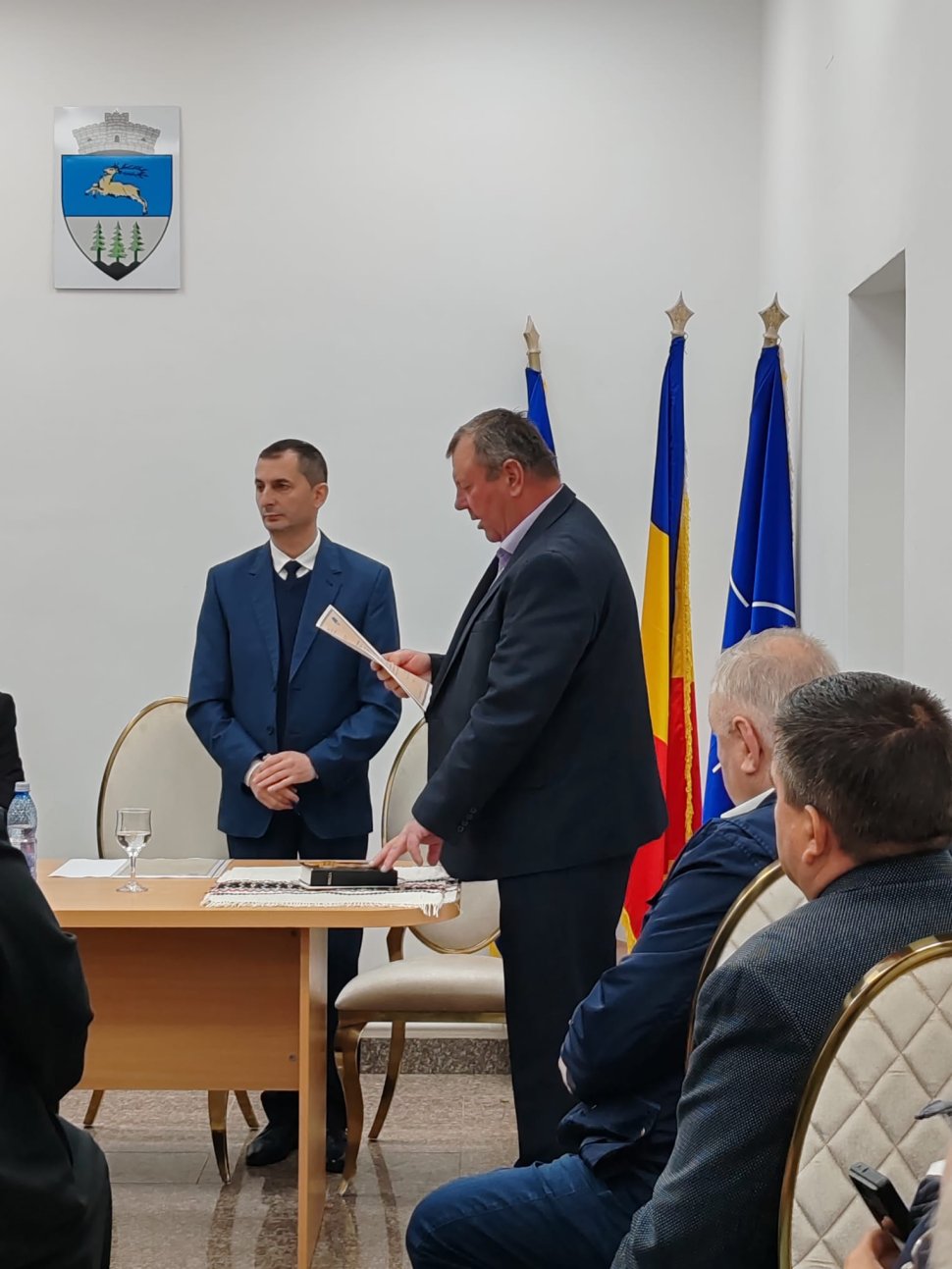 Primarul comunei Boroaia, Vasile Berariu, învestit pentru al șaselea mandat 4150