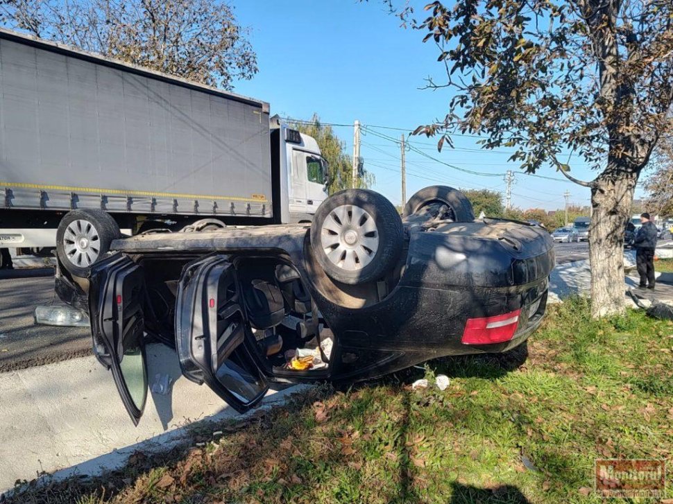 Accident teribil pe drumurile din Botoșani