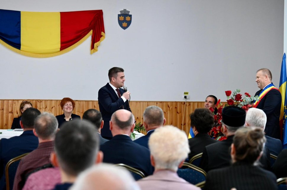 Primarul comunei Păltinoasa, Eduard Wendling, a fost investit în noul mandat