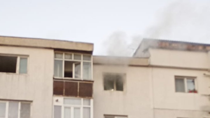 Incendiu izbucnit în apartamentul unui bloc din Fălticeni 4976