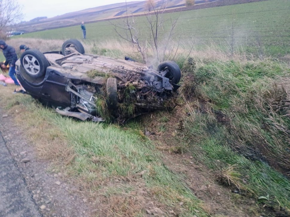 Plan Roșu de intervenție activat la Suceava: 7 victime în urma unui accident rutier grav între două autoturisme, la Grănicești 5111